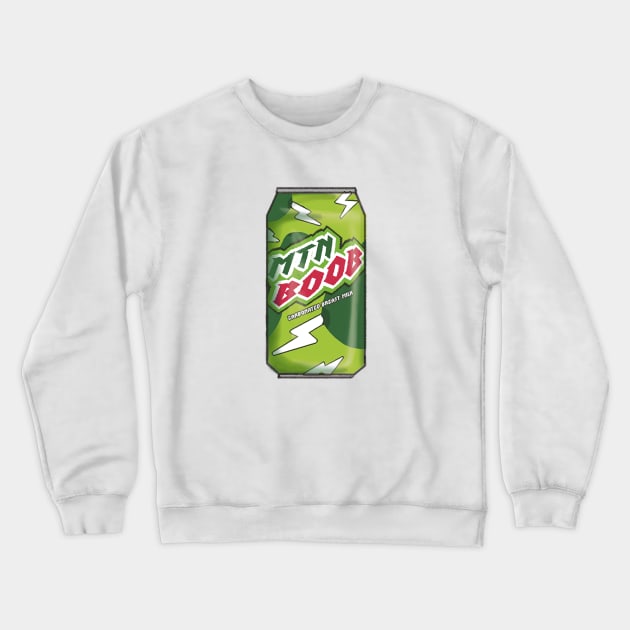 MTN BOOB Crewneck Sweatshirt by soggydearest